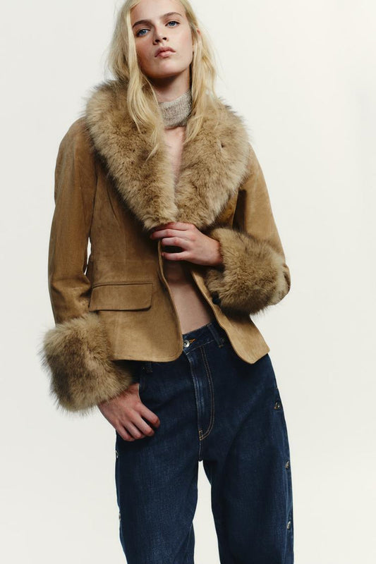 Izara Suede Coat