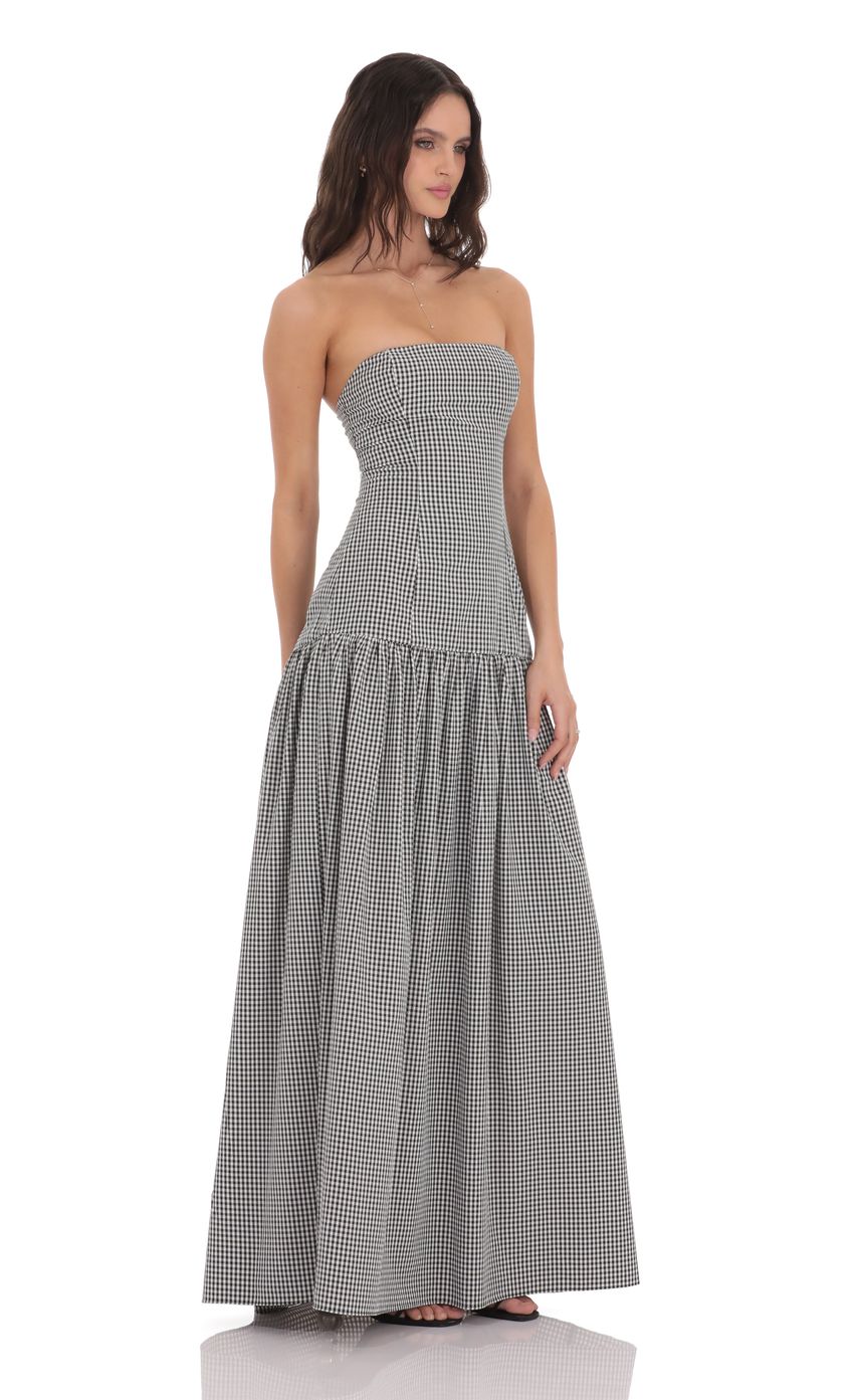 Gingham Maxi Dress