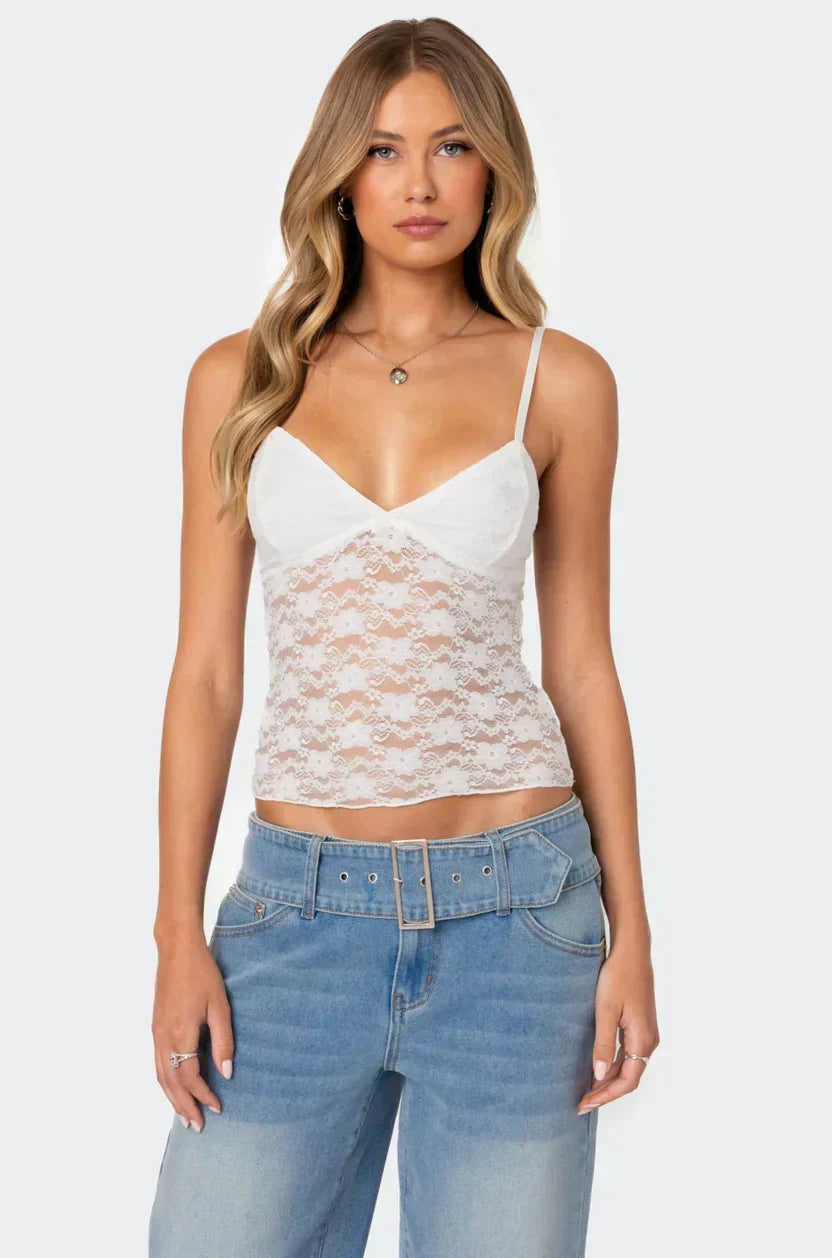 Azalea Lace Top