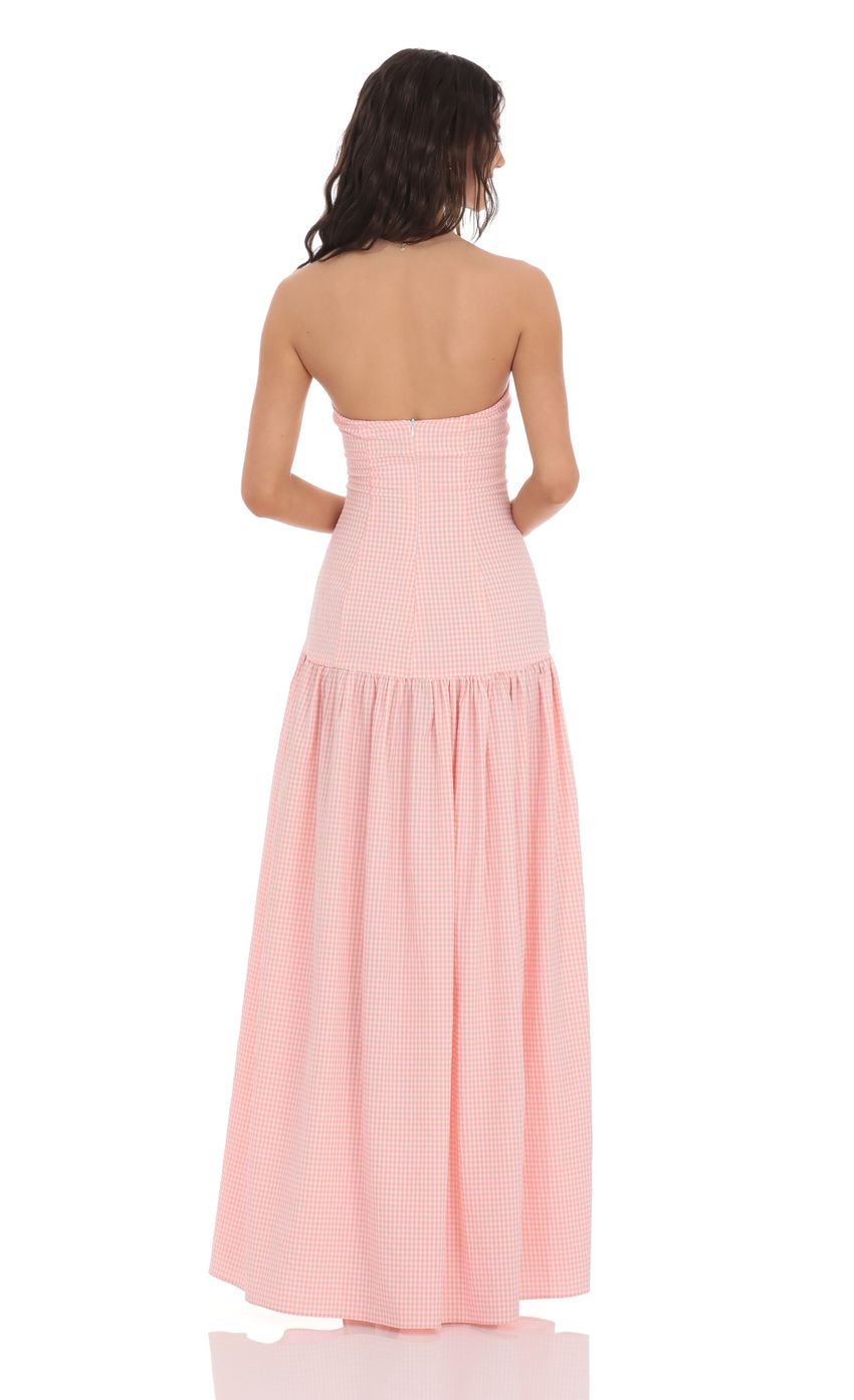Gingham Maxi Dress