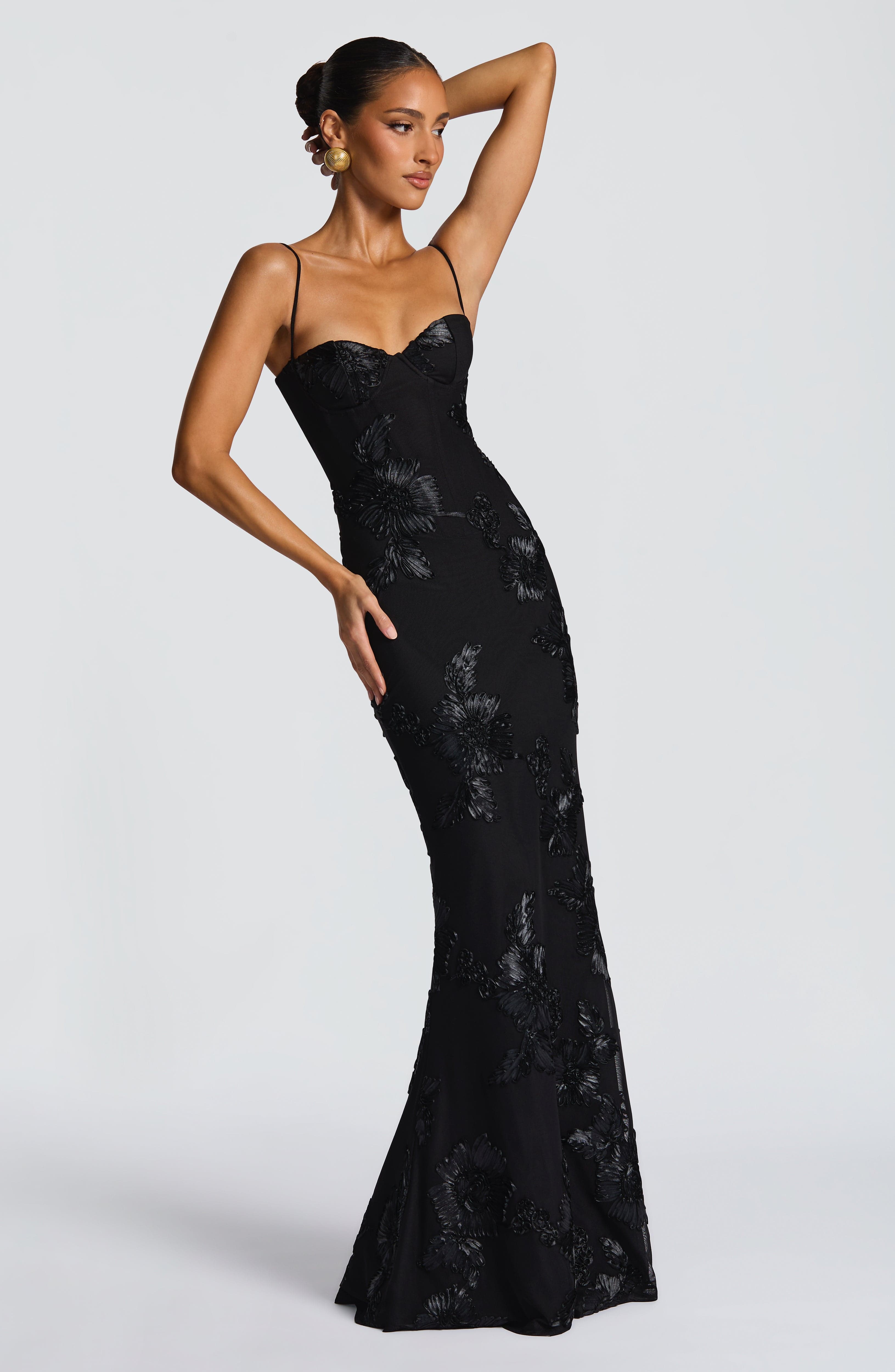 Velour Maxi Dress