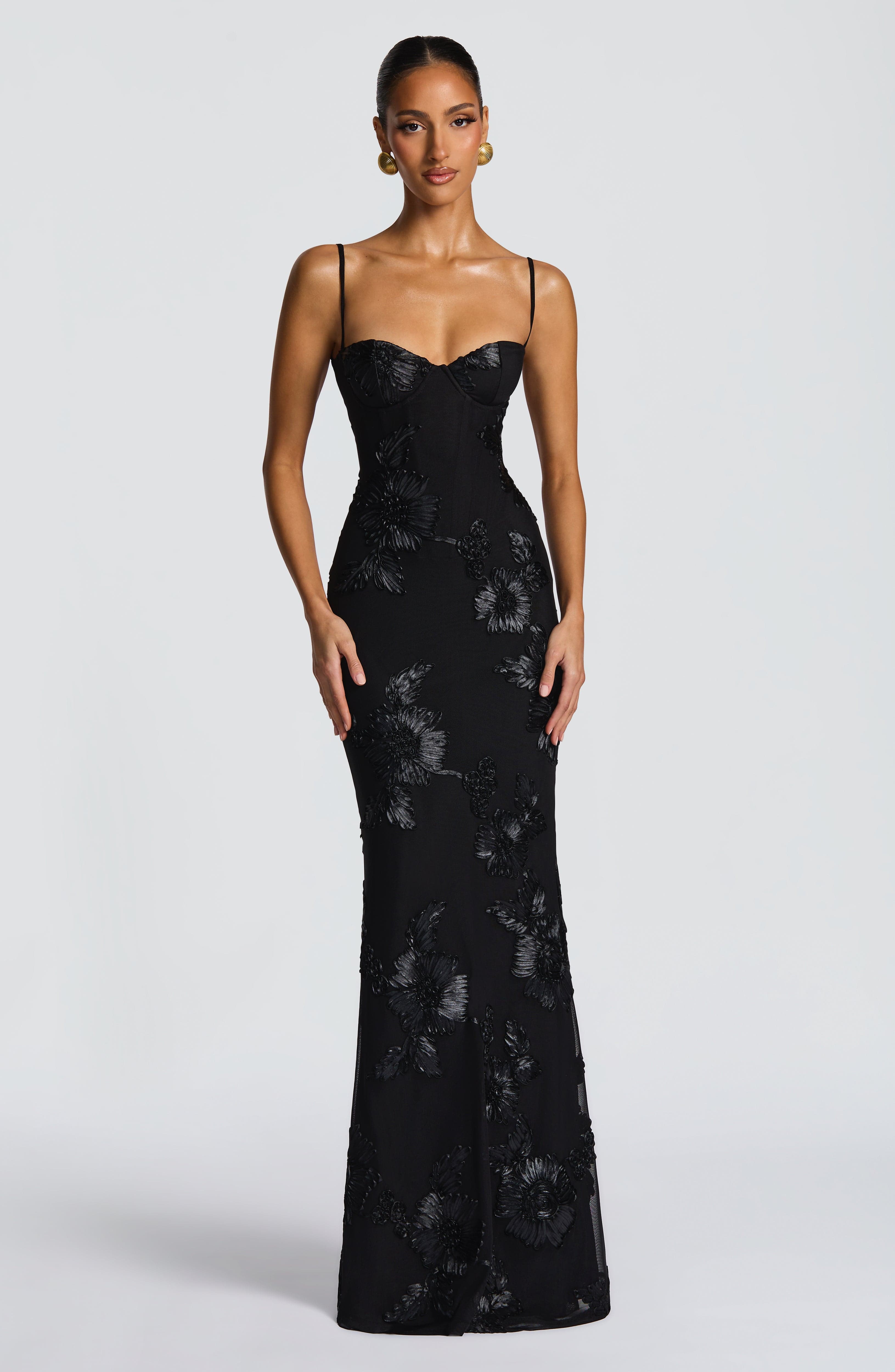 Velour Maxi Dress