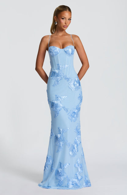Velour Maxi Dress